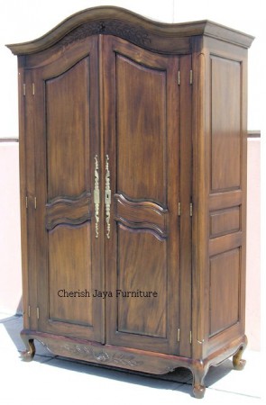 Code: AS 007-T Name: Armoire  Size: W1,15 x DO,55 x H2,12 cm Wood: Solid Mahogany. All will be delivered knock down.